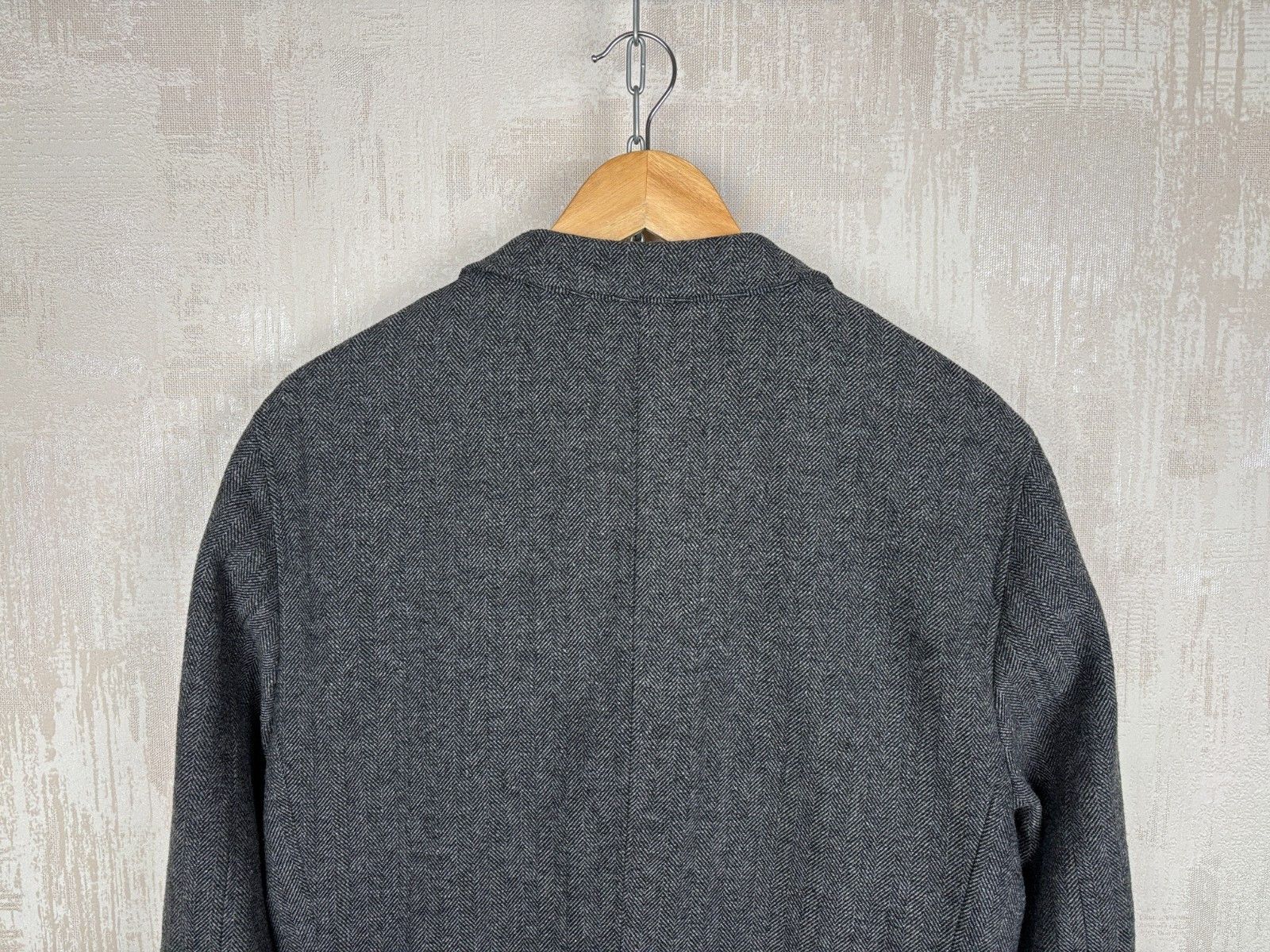 Scotch & Soda Scotch & Soda Wool Blend Herringbone Tweed Blazer Elbow Pads Size US L / EU 52-54 / 3 - 15 Thumbnail