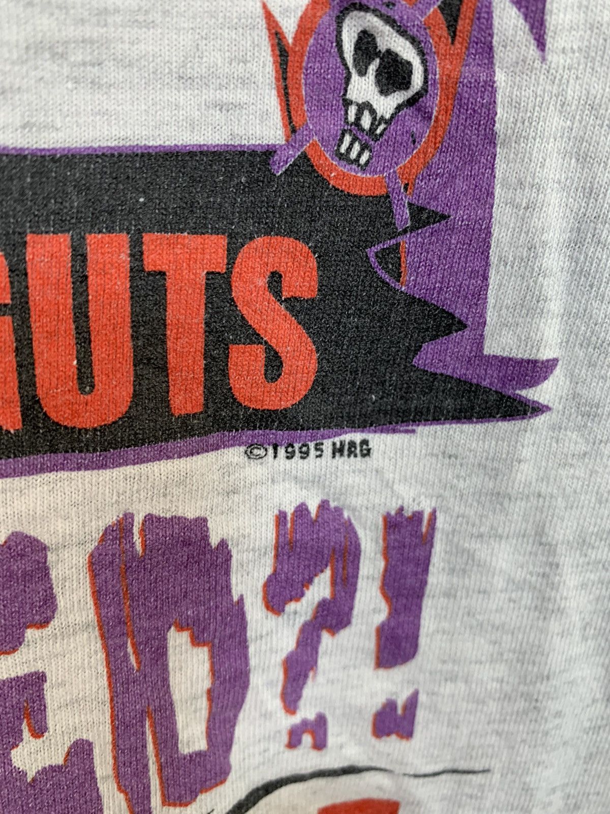 Vintage *RARE* Vintage 90’s You Scared?! Ski Snowshoe Skiing T-Shirt Size US XL / EU 56 / 4 - 5 Thumbnail