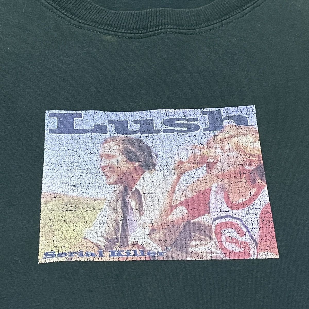 Vintage Very Rare Vintage Serial Killer Movie Lush T-shirt 1990s Size US L / EU 52-54 / 3 - 5 Thumbnail
