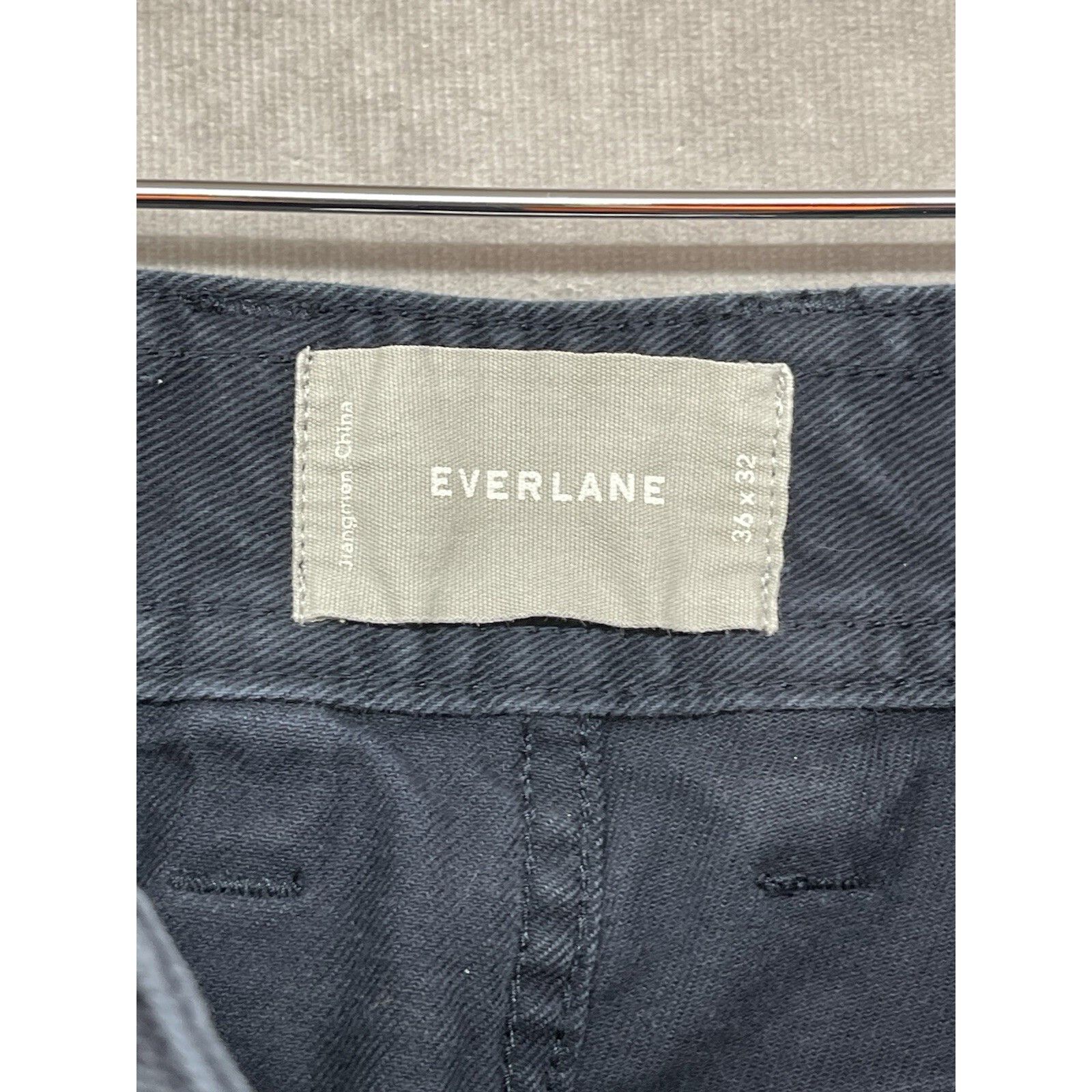 Other Everlane Black Wash Carpenter Straight Leg Fit Pants 36x32 Size US 36 / EU 52 - 7 Thumbnail
