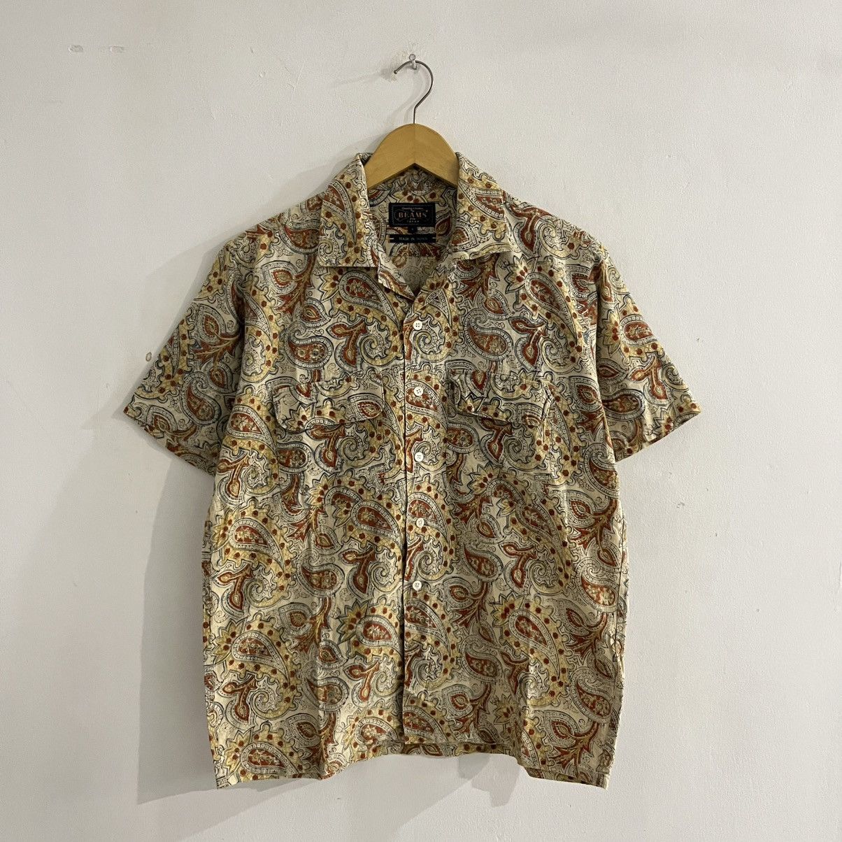 Beams Plus Beams Plus Japan - Paisley Pattern Camp Collar Shirt Size US S / EU 44-46 / 1 - 1 Thumbnail