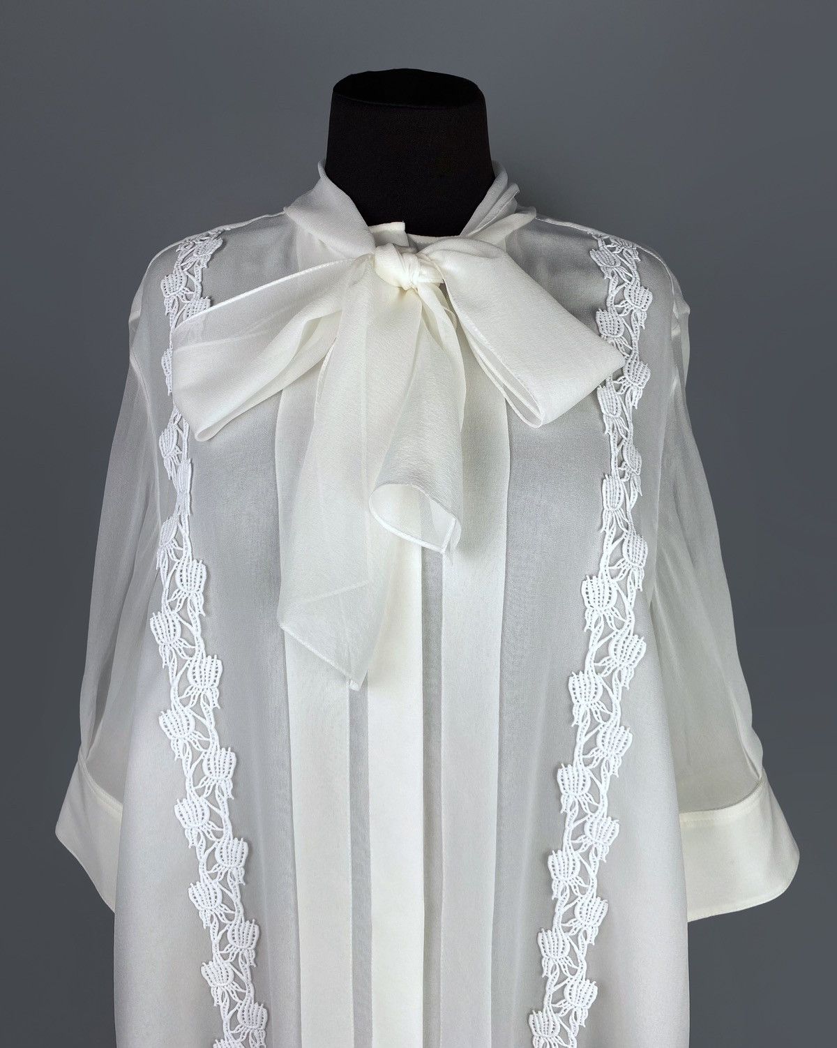 Chloe Chloé Scarf Neck Silk 3/4 Sleeves Shirt Size 44 RRP 1300$ Size L / US 10 / IT 46 - 17 Thumbnail