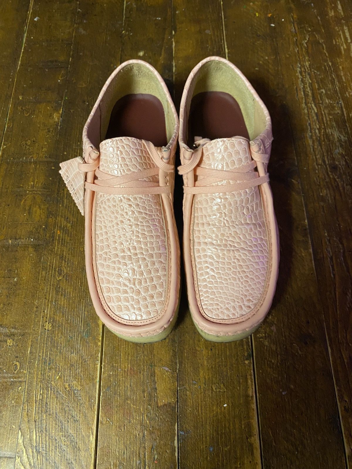 Clarks Clarks x Packer Shoes Wallabee “Light Pink Croc” Size US 8.5 / EU 41-42 - 1 Thumbnail