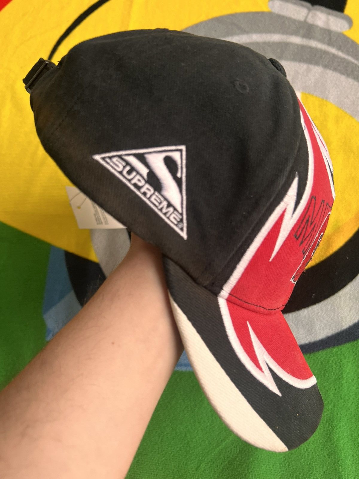Maison Margiela × Supreme Supreme x MM6 Maison Margiela Split 6-Panel Cap Black 2026 Size ONE SIZE - 8 Thumbnail