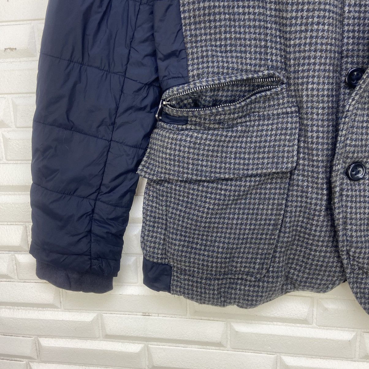 Benetton Benetton Patchwork Stylish Two-tone Coat Jacket Size US XS / EU 42 / 0 - 13 Thumbnail