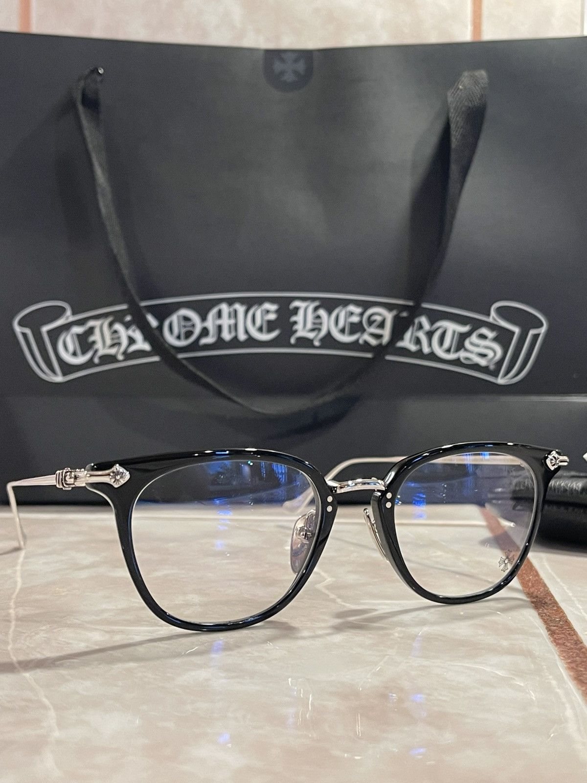 Chrome Hearts Chrome Hearts “shagass” Glasses Size ONE SIZE - 11 Thumbnail