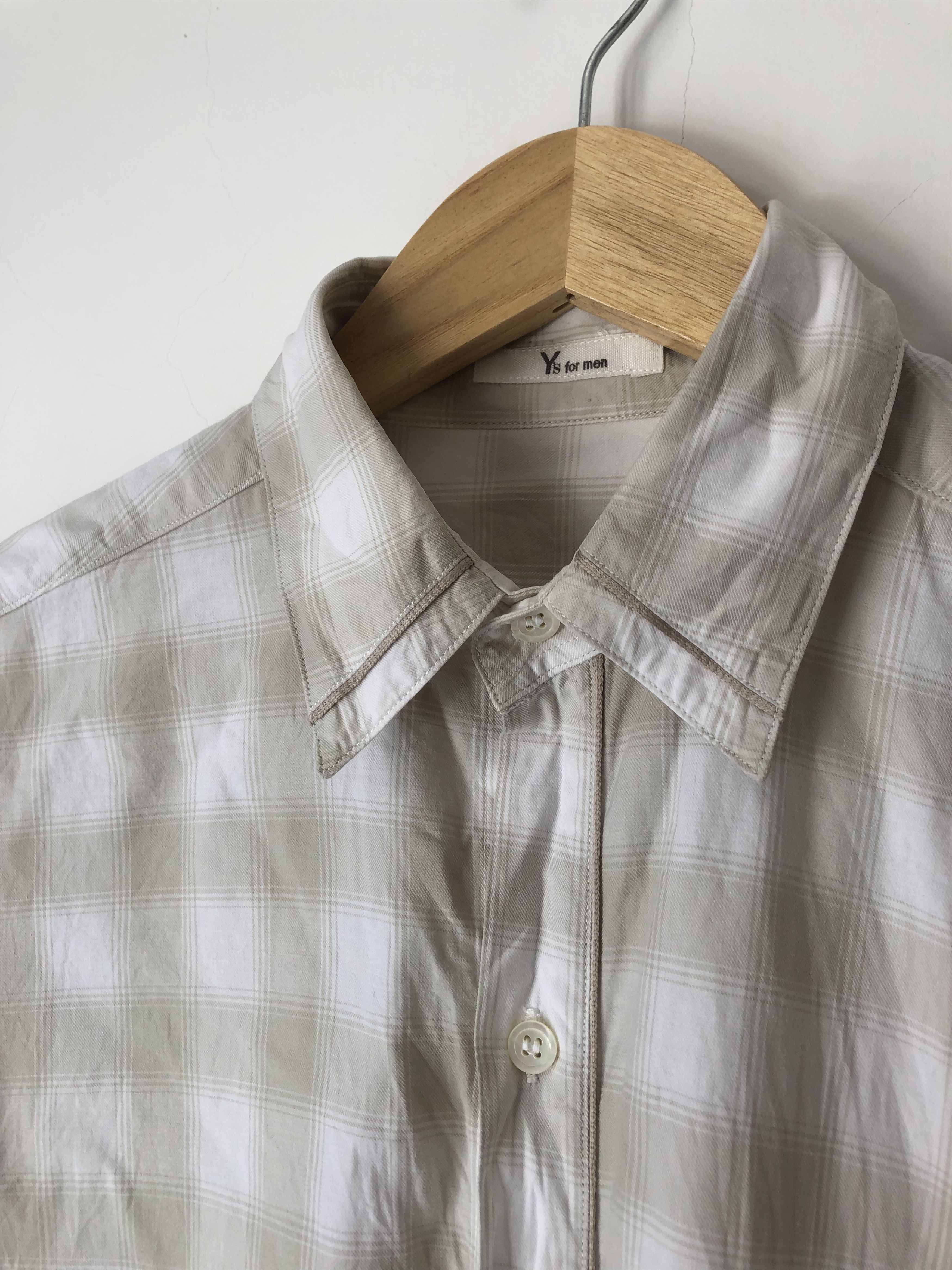 Y's for Men plaid shirt Size US M / EU 48-50 / 2 - 2 Thumbnail