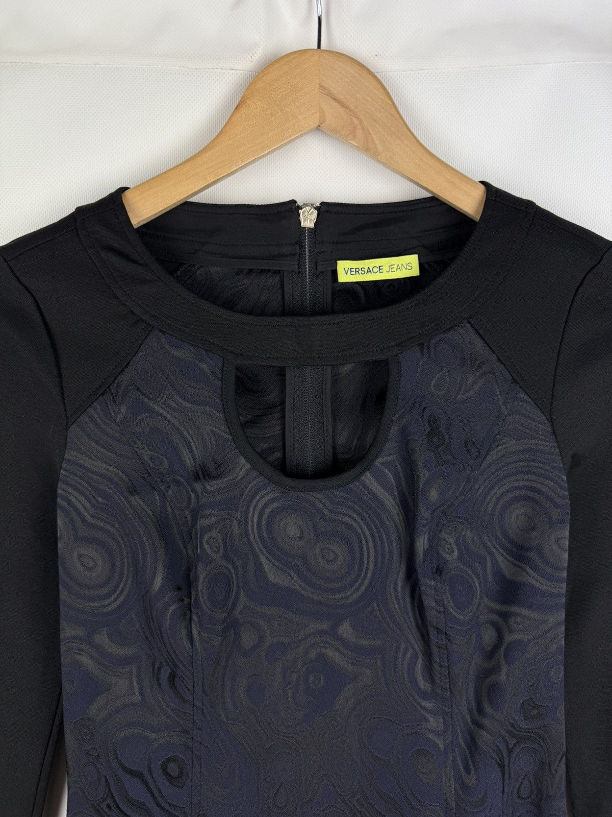 Versace Jeans Couture Versace Jeans Ladies Abstract Pattern Long Sleeve Dress Size XS / US 0-2 / IT 36-38 - 8 Thumbnail