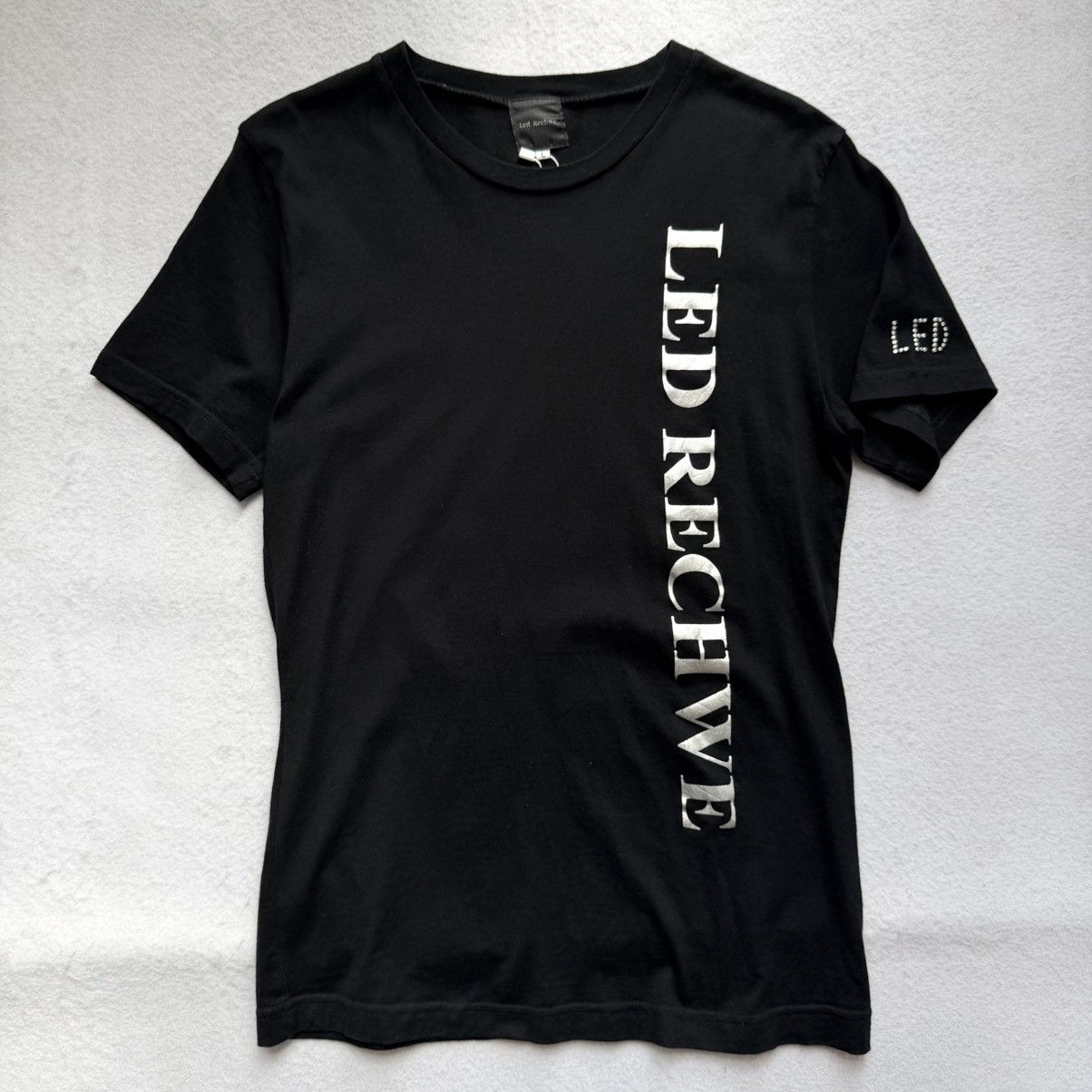 Other 2000s Led Rechwe Logo Printed Slim T-Shirt Size US S / EU 44-46 / 1 - 1 Thumbnail