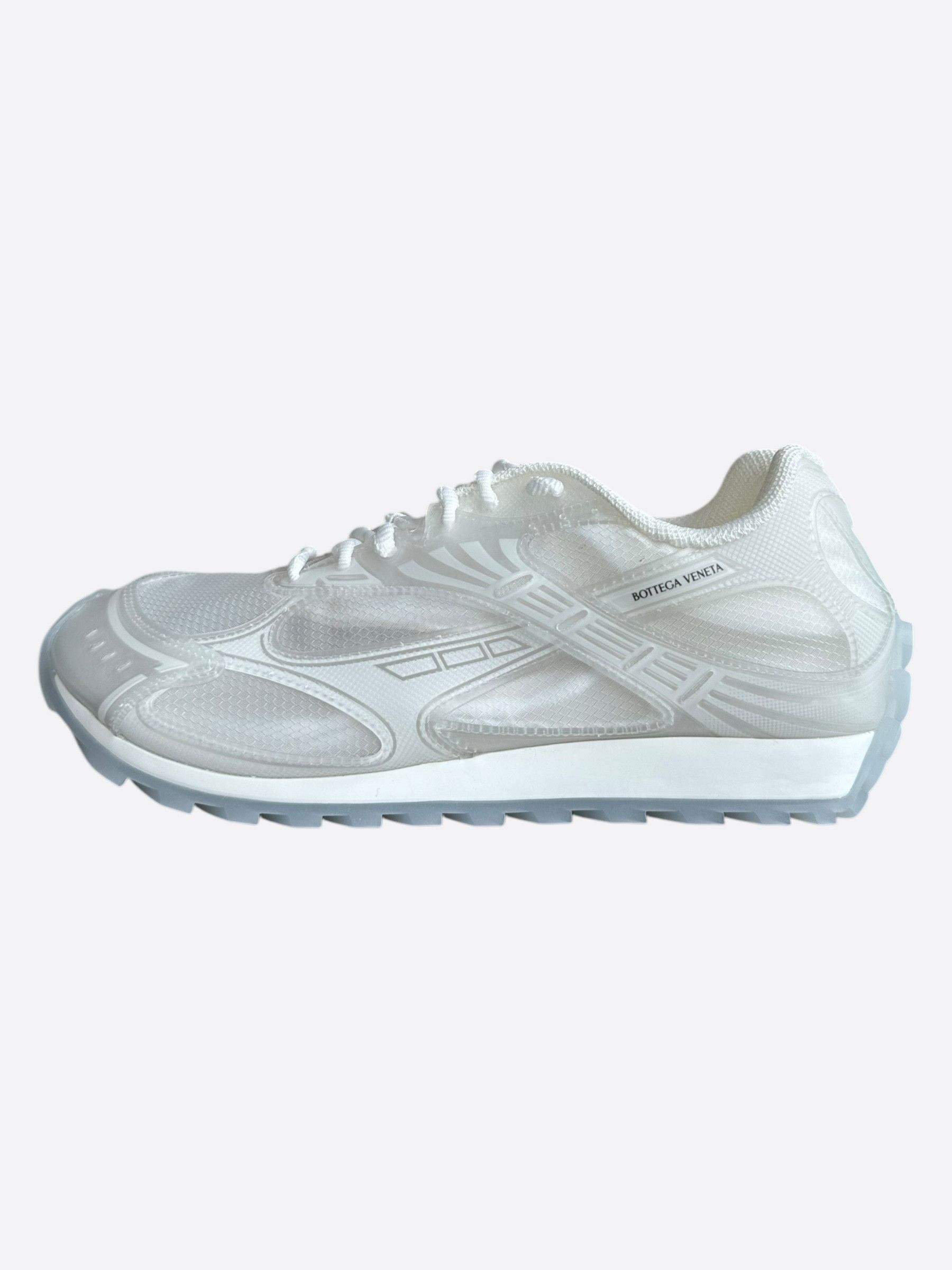 Bottega Veneta Bottega Veneta White Transparent Orbit Sneakers Size US 8 / EU 41 - 6 Thumbnail