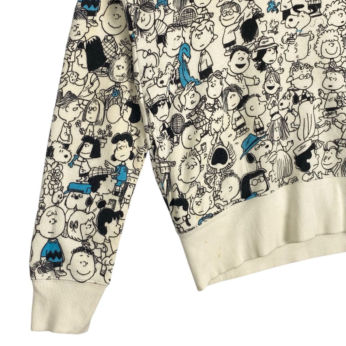 Peanuts × Uniqlo Vintage Peanuts Snoopy Uniqlo Printed Hoodies White Size US L / EU 52-54 / 3 - 5 Thumbnail