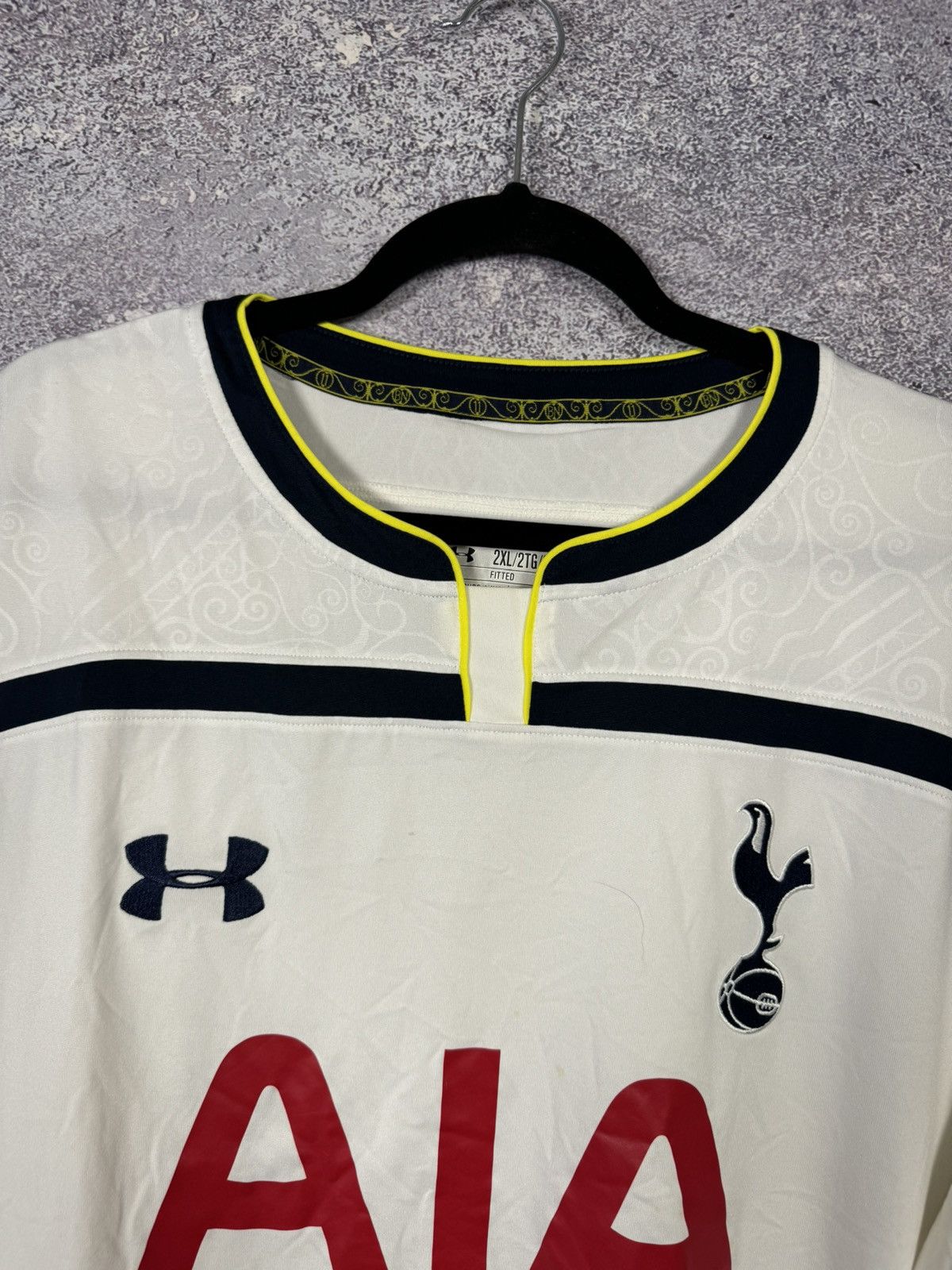 Under Armour × Vintage Vintage Tottenham 2014/15 Under Armour Soccer Jersey Size US XXL / EU 58 / 5 - 4 Thumbnail