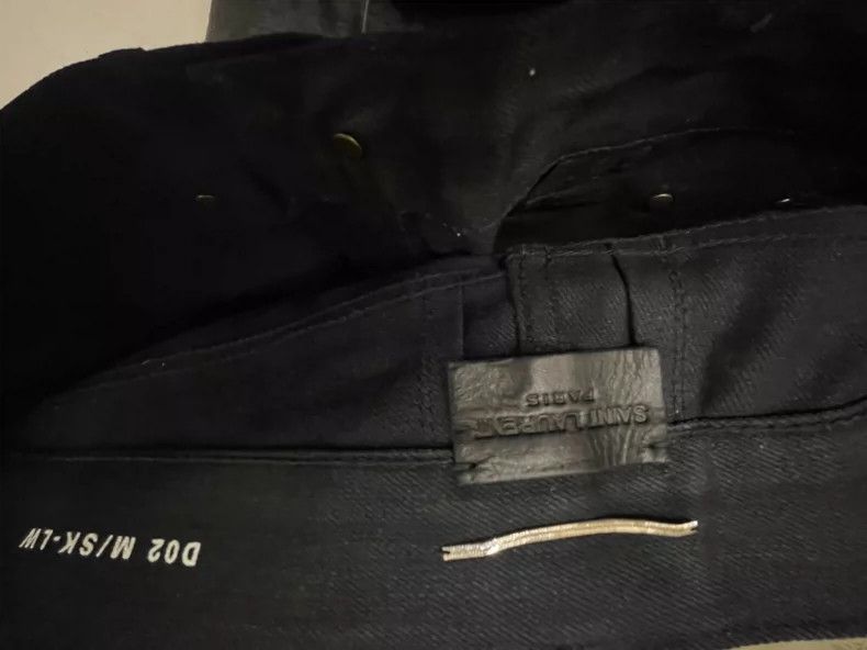 Saint Laurent Paris saint laurent black distressed denim pants Size US 30 / EU 46 - 4 Thumbnail