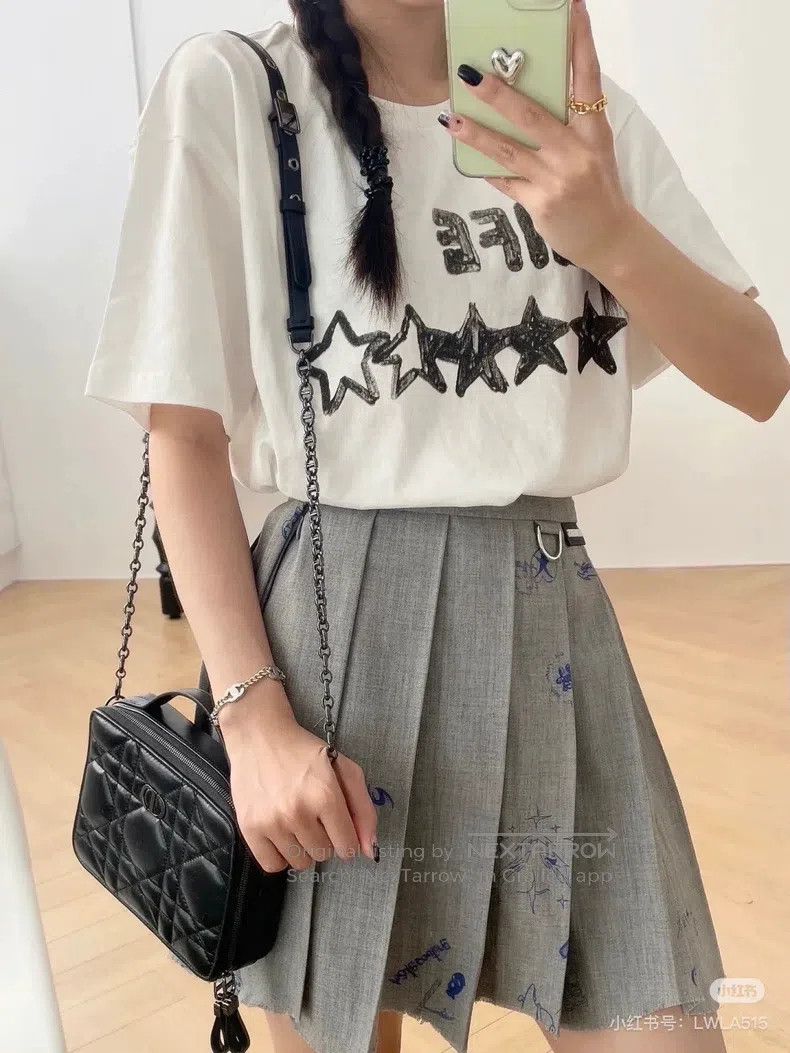 Vetements Vetements size S Gray Pleated Skirt Size 23" - 1 Thumbnail