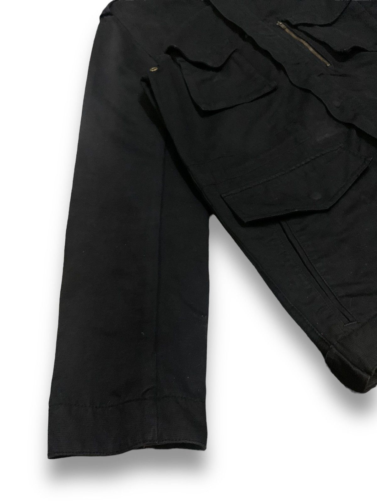 14th Addiction Japanese Brand Multi-pockets Buckle Collar Punk Field Jacket Size US M / EU 48-50 / 2 - 13 Thumbnail