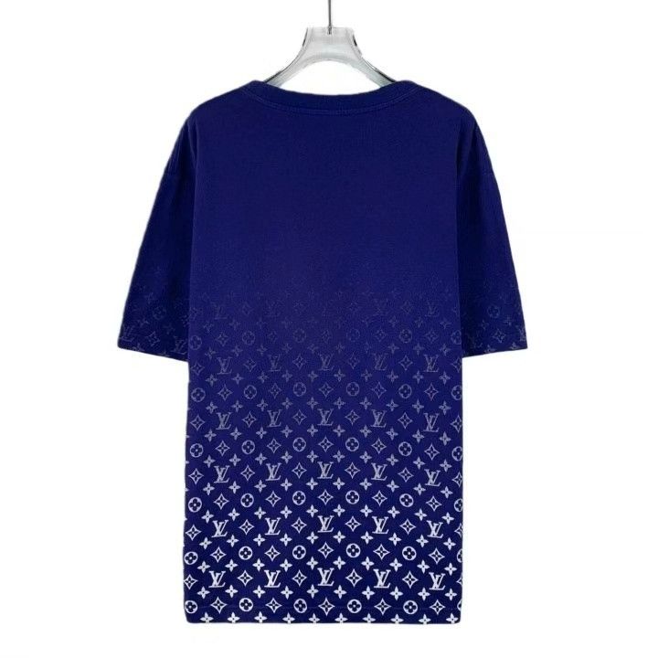 Louis Vuitton Louis Vuitton Logo Gradient Print Cotton T-shirt Size US XL / EU 56 / 4 - 2 Thumbnail