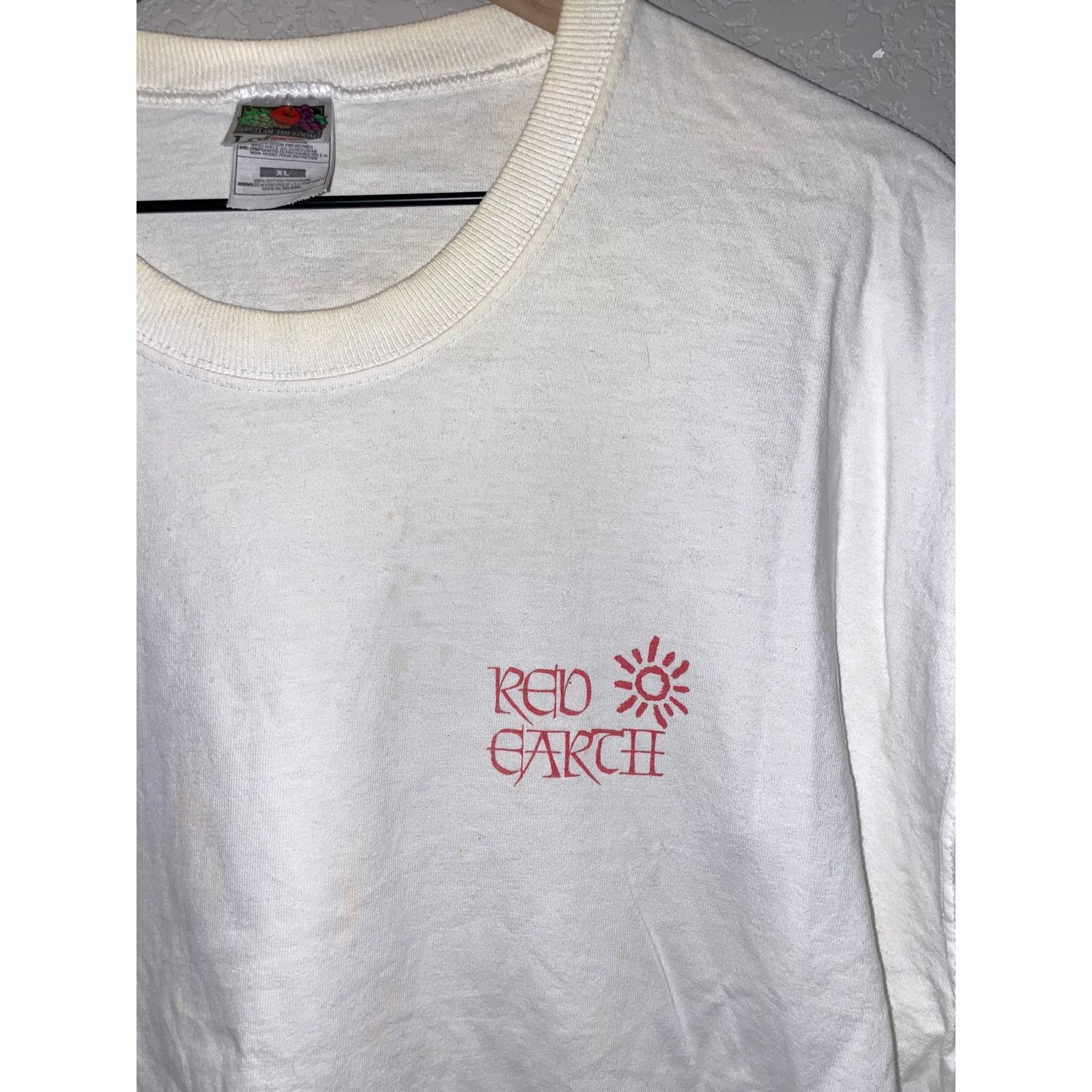 Fruit Of The Loom Vintage Native American Shirt Art Red Earth II Tee 90s XL Size US XL / EU 56 / 4 - 3 Thumbnail