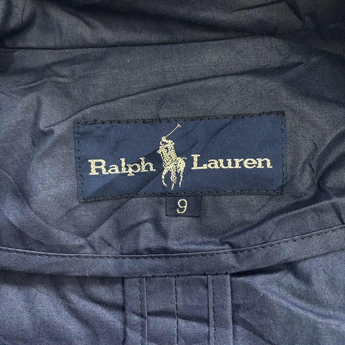 Ralph Lauren × Vintage Vintage RALPH LAUREN Impact21 Navy Trench Coat Parka Size L / US 10 / IT 46 - 6 Thumbnail