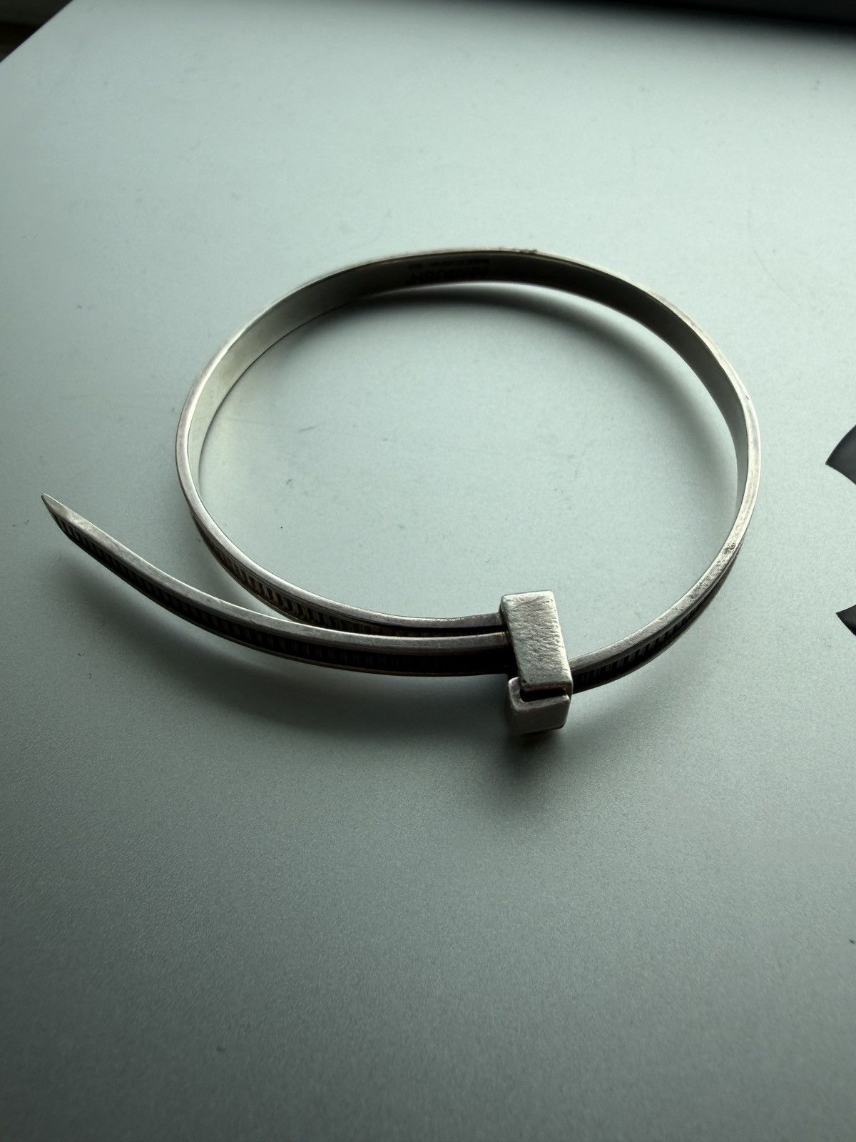 Ambush Design AMBUSH Zip Tie sterling 18silver Bracelet .925 Size ONE SIZE - 4 Thumbnail