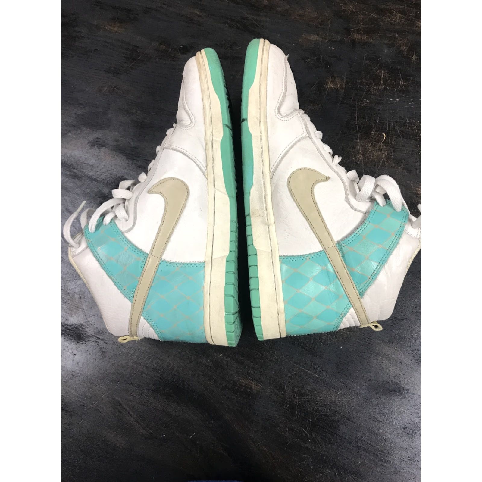 Nike NIKE DUNK PREMIUM HIGH ARGYLE sz 7.5 312786-121 Men's White Sneaker Shoe High Top Argyle 90s/2000s? Size US 8 / EU 41 - 6 Thumbnail