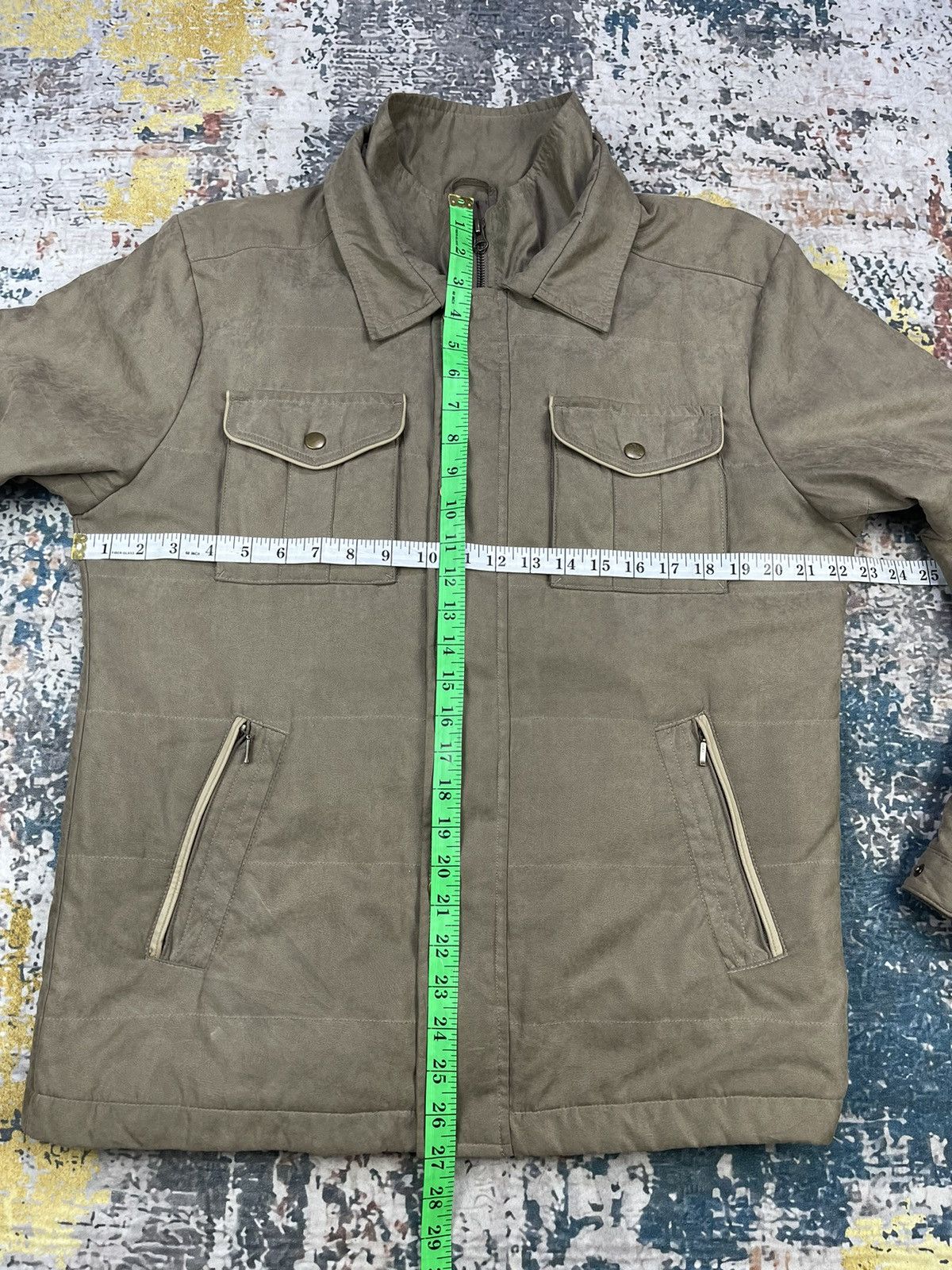 Kansai Yamamoto Kansai Yamamoto Moleskin Like 2 Collar Quilt Padded Jackets Size US M / EU 48-50 / 2 - 10 Thumbnail