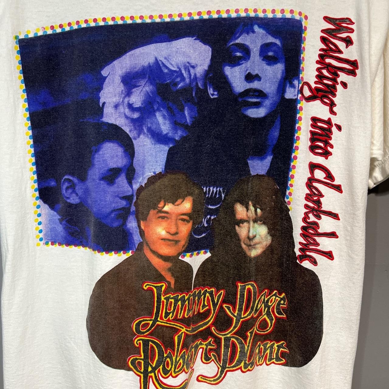Vintage Vintage 1998 Jimmy Page Robert Plant Led Zeppelin tour tee Size US XL / EU 56 / 4 - 1 Thumbnail