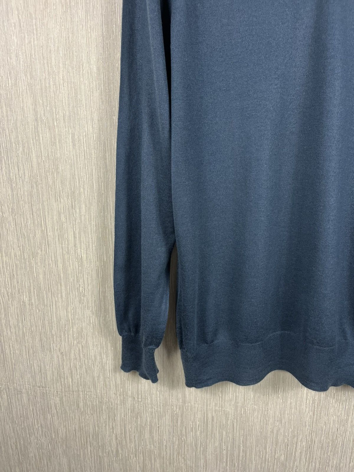 Lanvin × Vintage Vintage Lanvin 100% cashmere v-neck sweater Italian Size US L / EU 52-54 / 3 - 7 Thumbnail