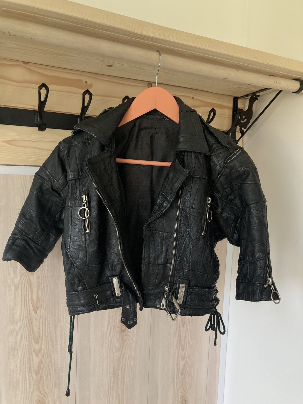 Dr. Martens × Vintage Vintage Dr. Martens 90s Leather Jacket Cropped Japanese Size S / US 4 / IT 40 - 5 Thumbnail