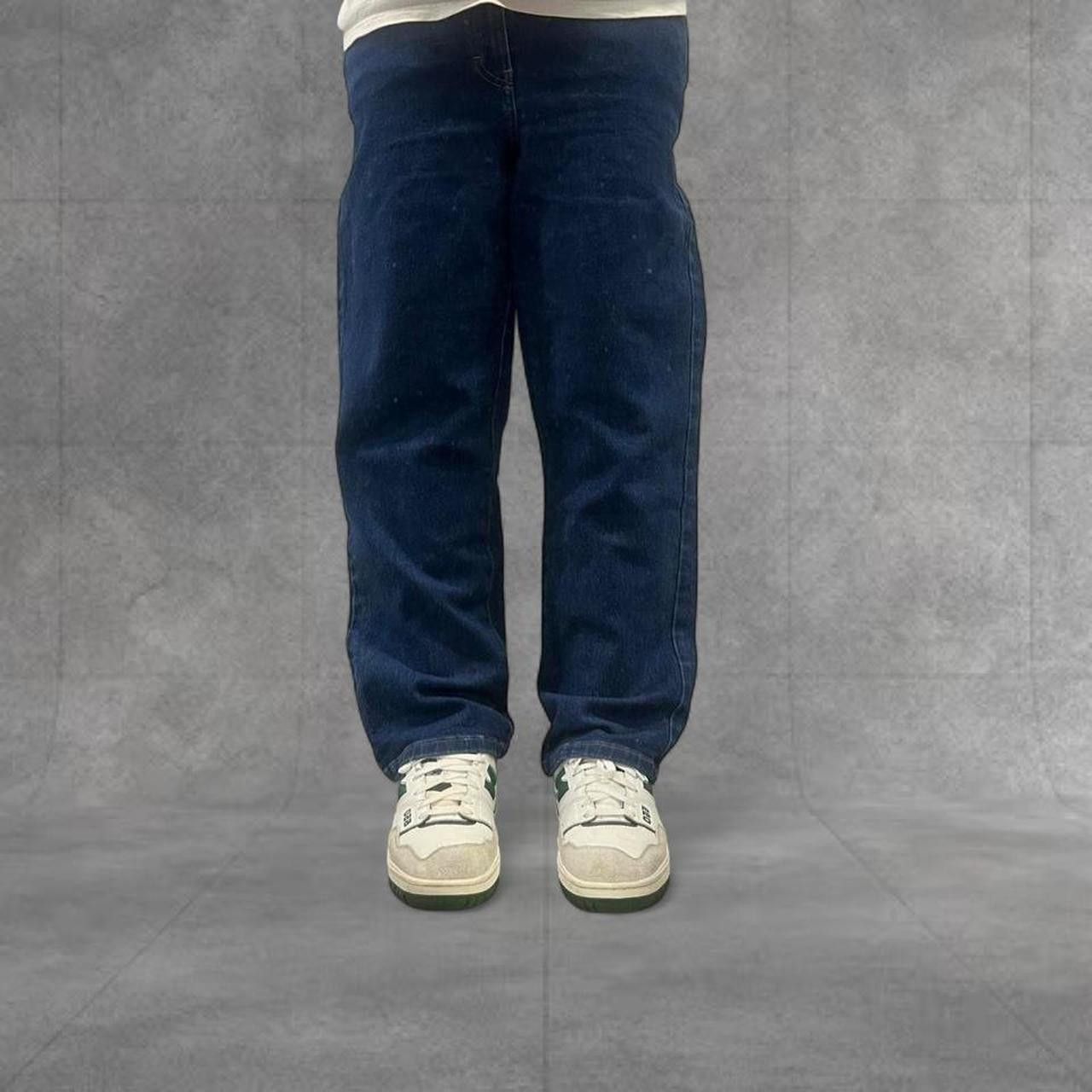 Vintage Crazy Vintage Y2K Blue dark wash Straight leg Denim jeans Size US 32 / EU 48 - 1 Thumbnail