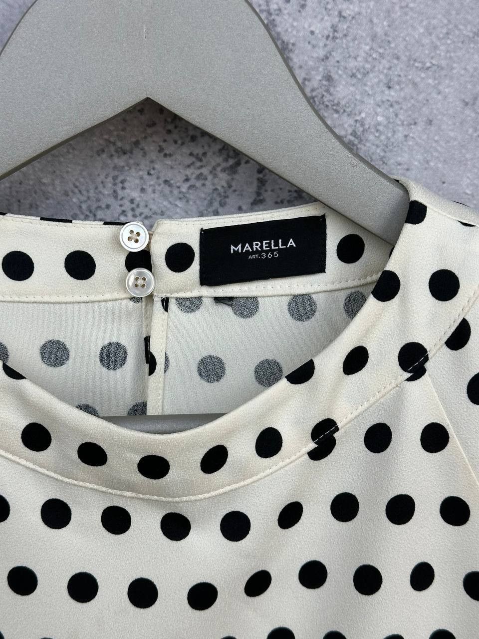Marella Marella Art.365 Polka Dot Dress 3/4 Sleeve Polka Dot Size S / US 4 / IT 40 - 11 Thumbnail