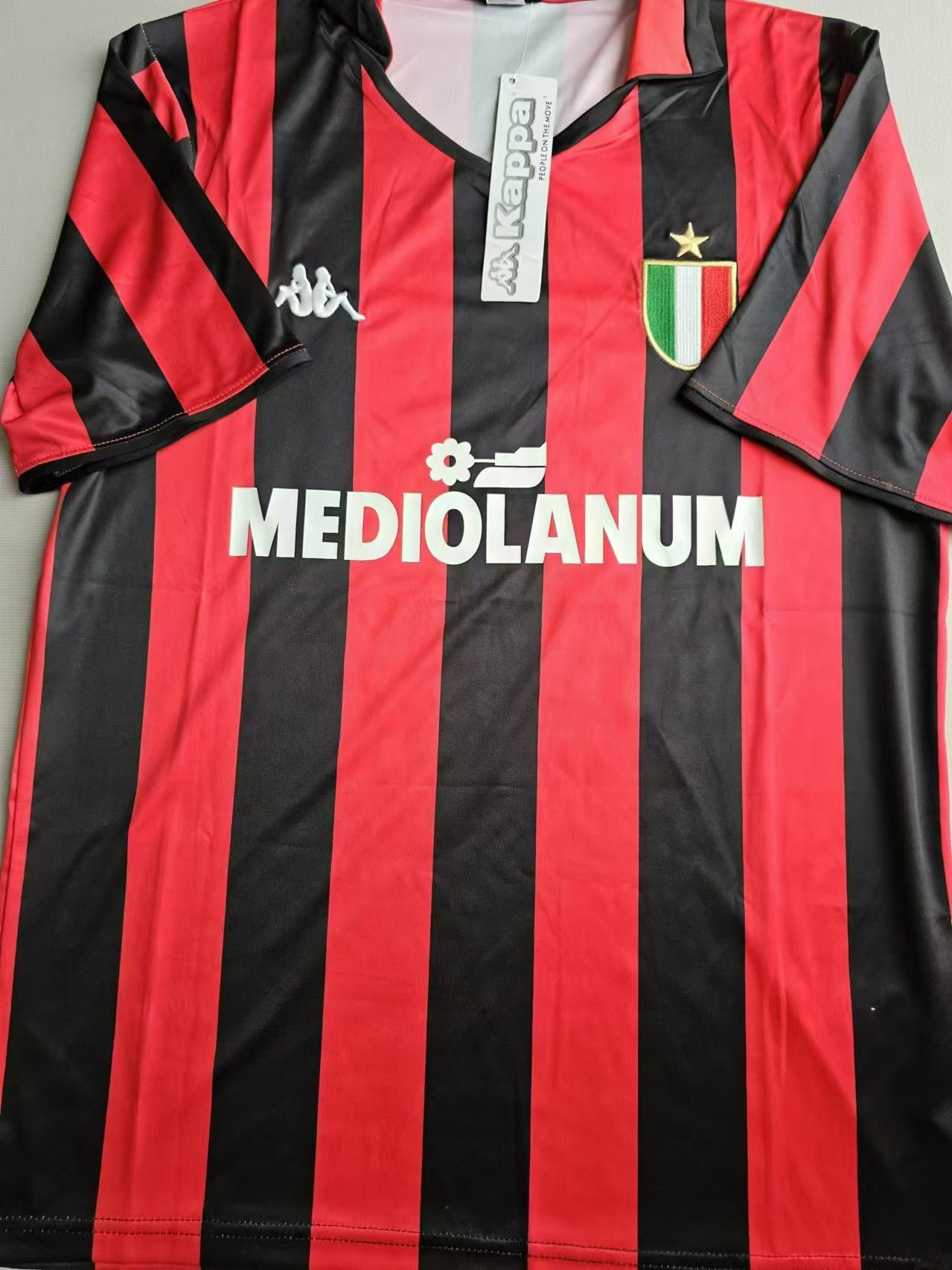 Other 1988 89 AC Milan #10 Ruud Gullit Jersey Home Size US XL / EU 56 / 4 - 2 Thumbnail