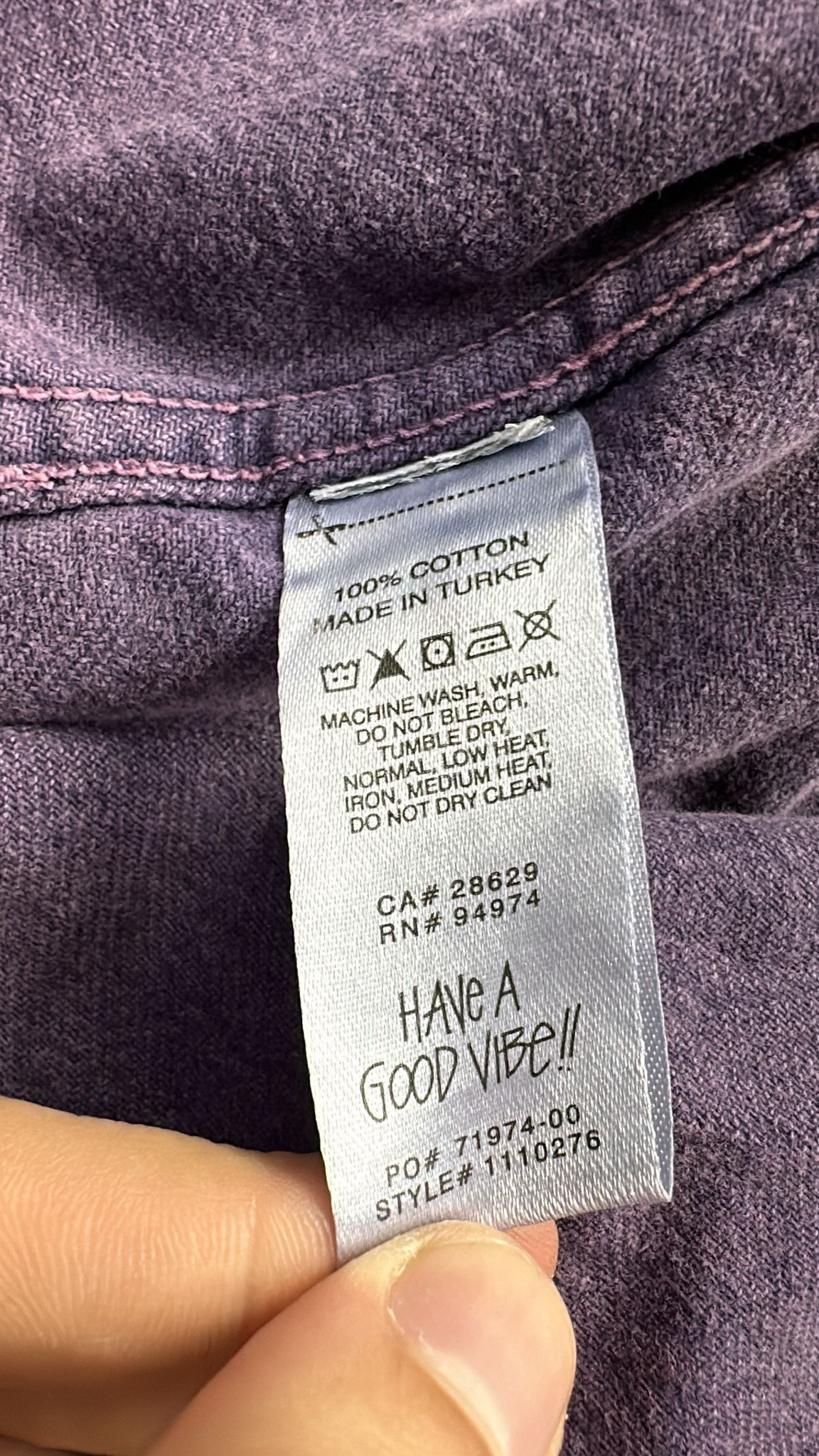 Stussy Stüssy FW22 Western Denim Shirt Purple Medium Size US M / EU 48-50 / 2 - 7 Thumbnail