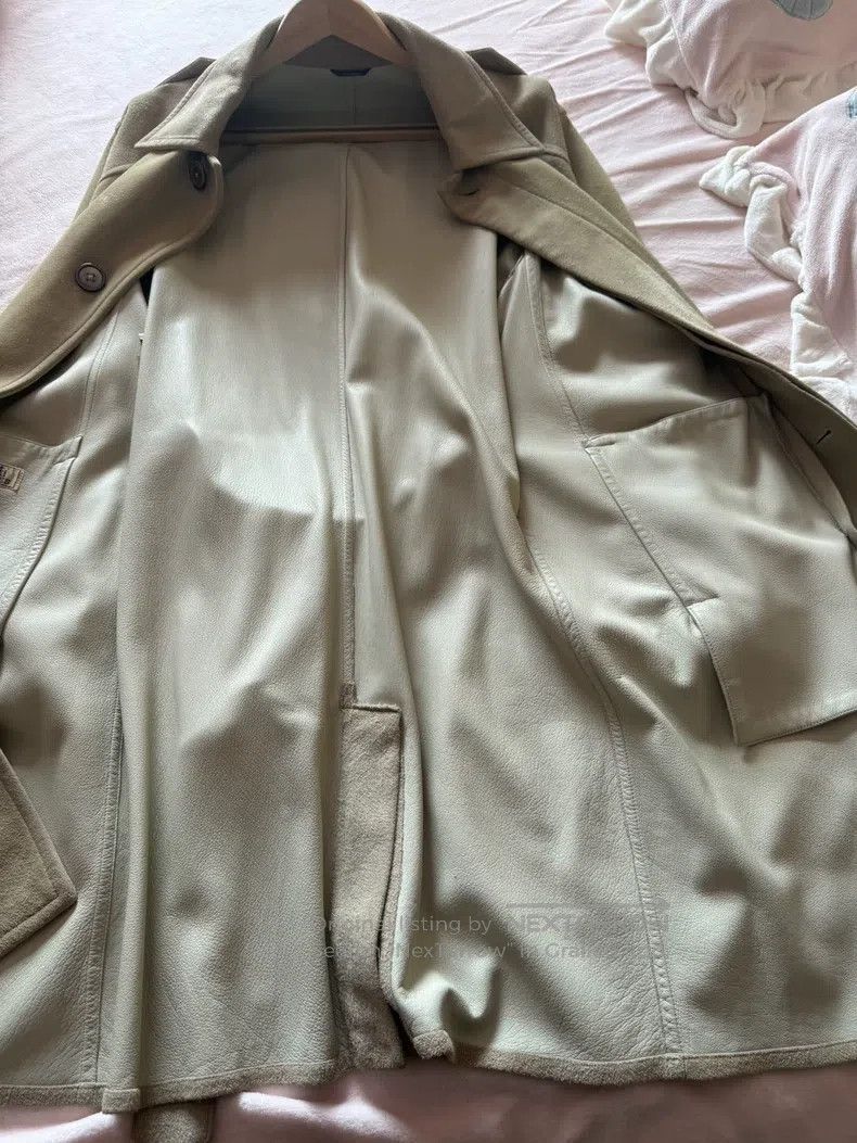 Hermes Hermes Deerskin trench coat Size US M / EU 48-50 / 2 - 2 Thumbnail