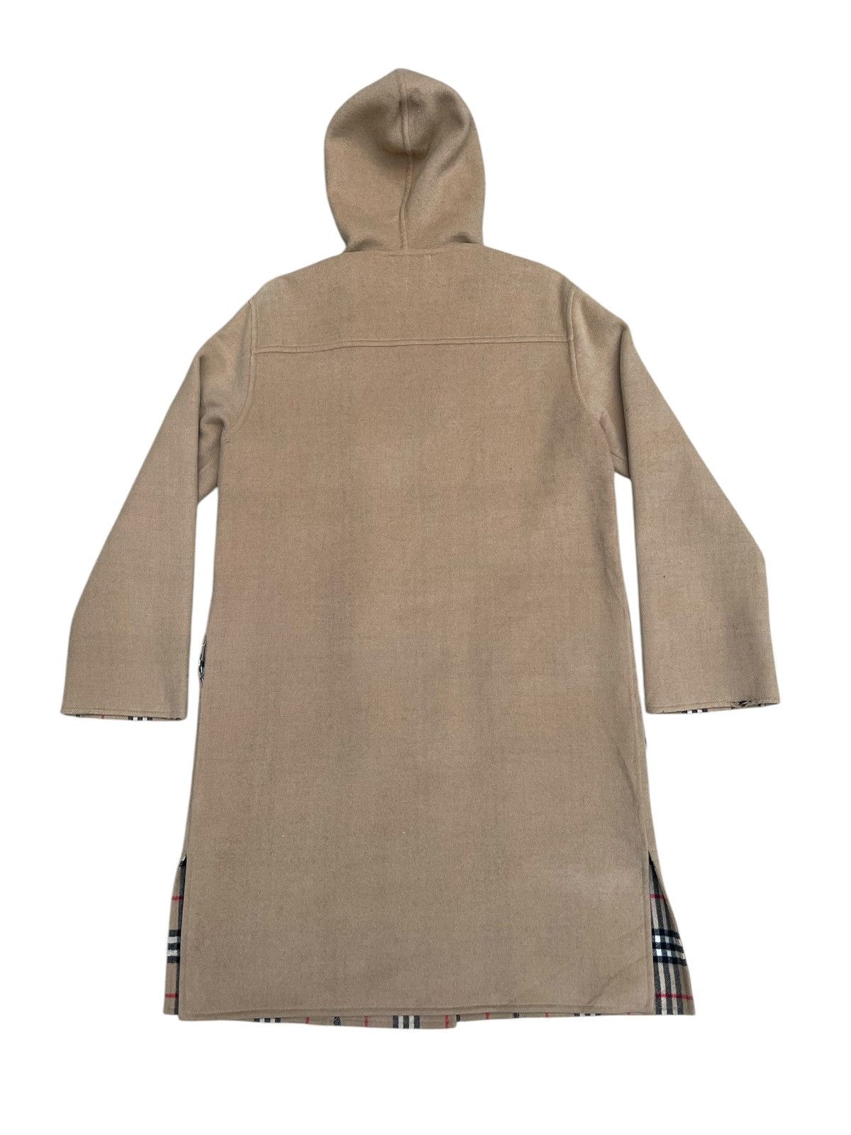 Burberry 90s Burberrys Wool Cashmere Duffle Coat - Nova Check Lining Size US M / EU 48-50 / 2 - 2 Thumbnail