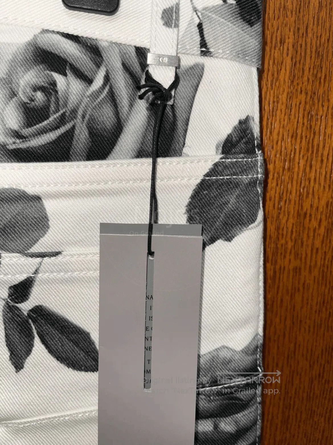 Dior Dior Rose Pattern Denim. Size US 31 - 8 Thumbnail