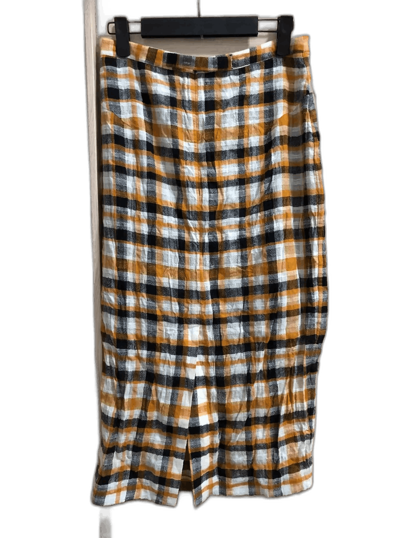 Alexander McQueen MCQ Alexander MQueen Plaid Half Skirt Size US 35 - 1 Thumbnail