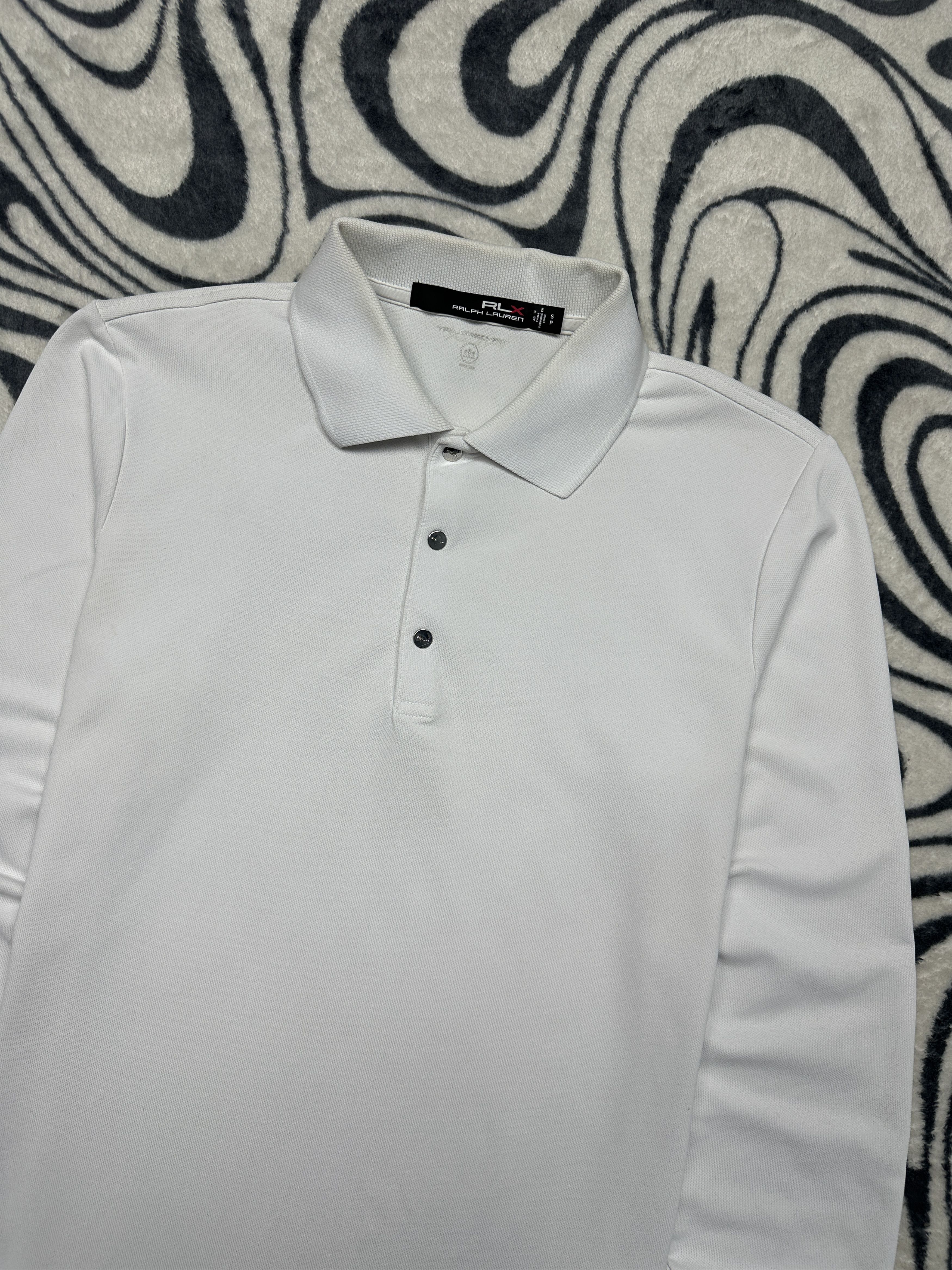 Polo Ralph Lauren Polo Ralph Lauren Rlx Mens Long Sleeve Polo Shirt Y2K Size US S / EU 44-46 / 1 - 2 Thumbnail