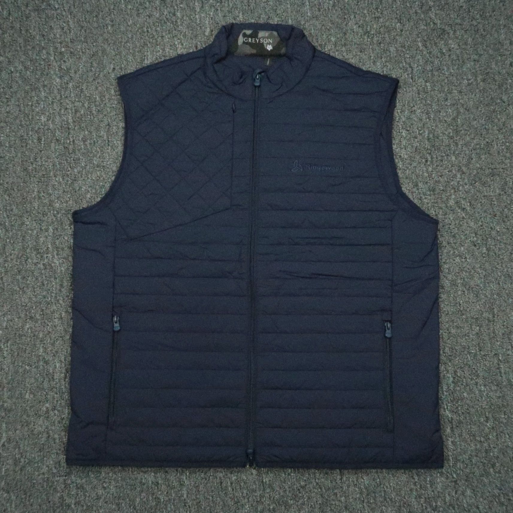 Vintage Greyson Vest Mens XL Blue Yukon Ultralight Hybrid Full Zip Lightweight Golf Size US XL / EU 56 / 4 - 2 Thumbnail