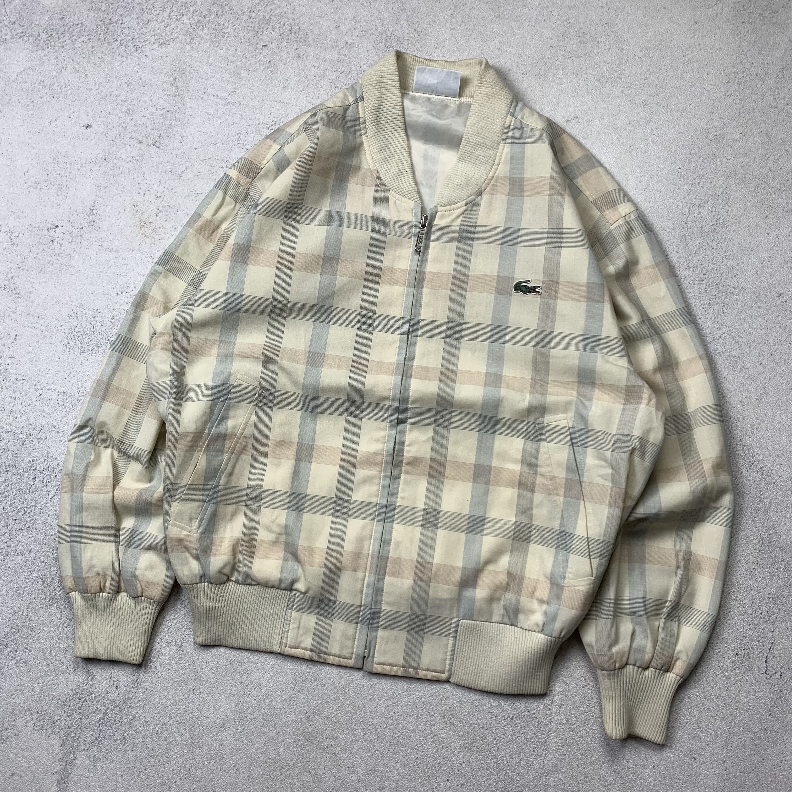 Lacoste Vintage Lacoste Bomber Plaid Jacket Size US M / EU 48-50 / 2 - 1 Thumbnail