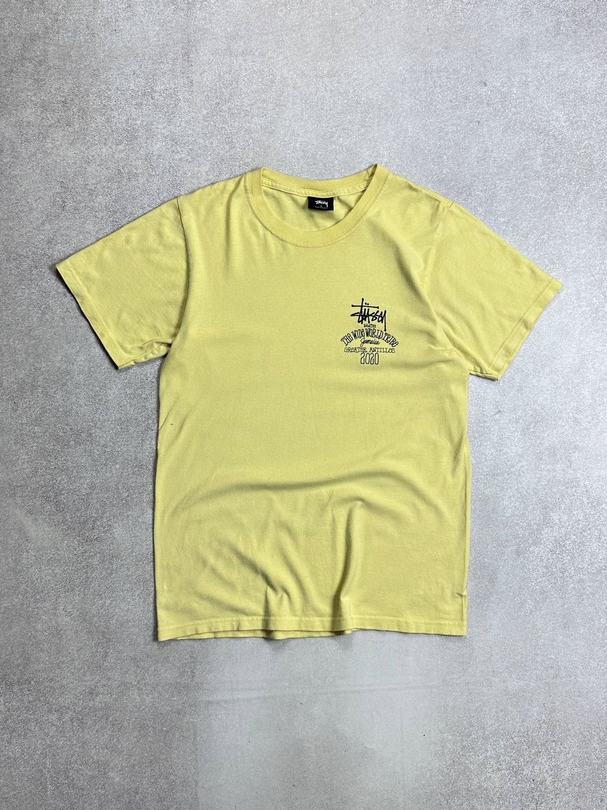 Stussy Vintage Stussy Jamaica Worldwide Tripe T-shirt S Size US S / EU 44-46 / 1 - 1 Thumbnail