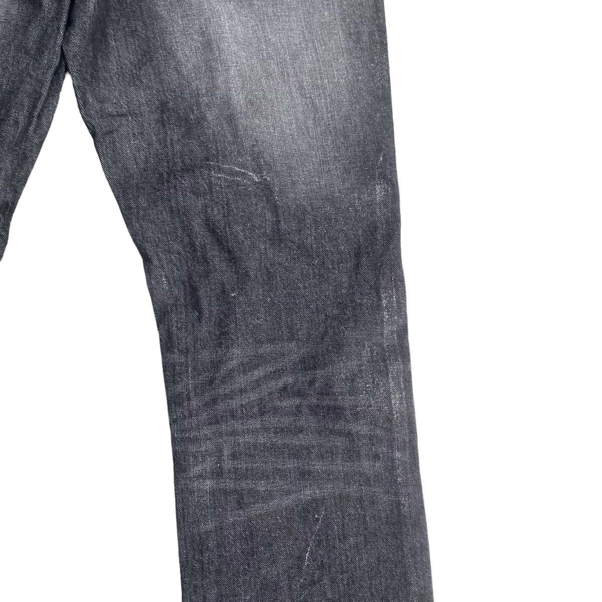 Japanese Brand EVOLUTION Black Distressed flare Size US 33 - 7 Thumbnail