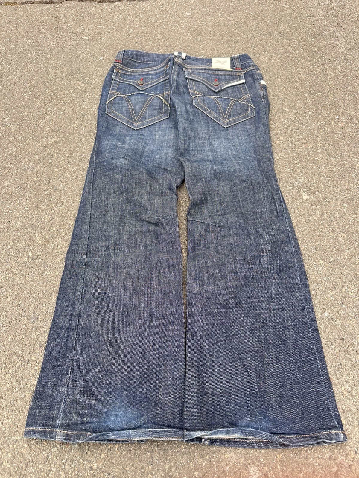 If Six Was Nine Vintage Y2K Baggy Flared If Six Was Nine Style Jeans Size US 36 / EU 52 - 1 Thumbnail