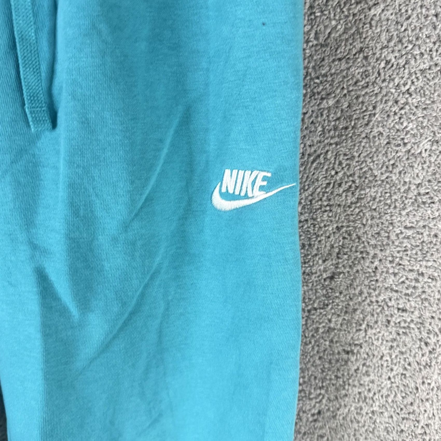 Nike Nike Sweatpants Jogger Mens Small S Blue Fleece Elastic Waist Pockets Swoosh Size US 29 - 4 Thumbnail