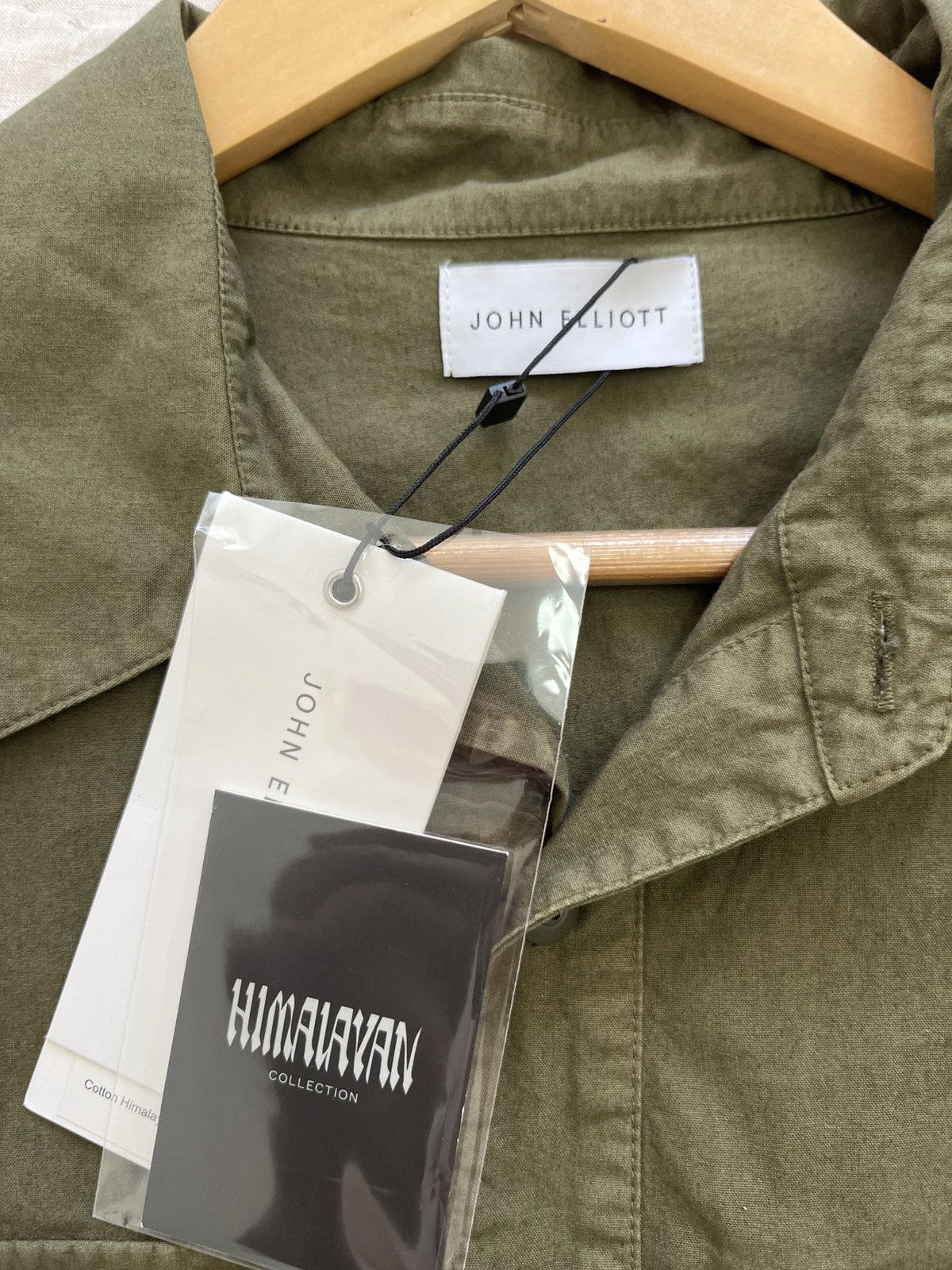 John Elliott Cotton Himalayan Work Shirt / Juniper / 1 / Small Size US S / EU 44-46 / 1 - 5 Thumbnail