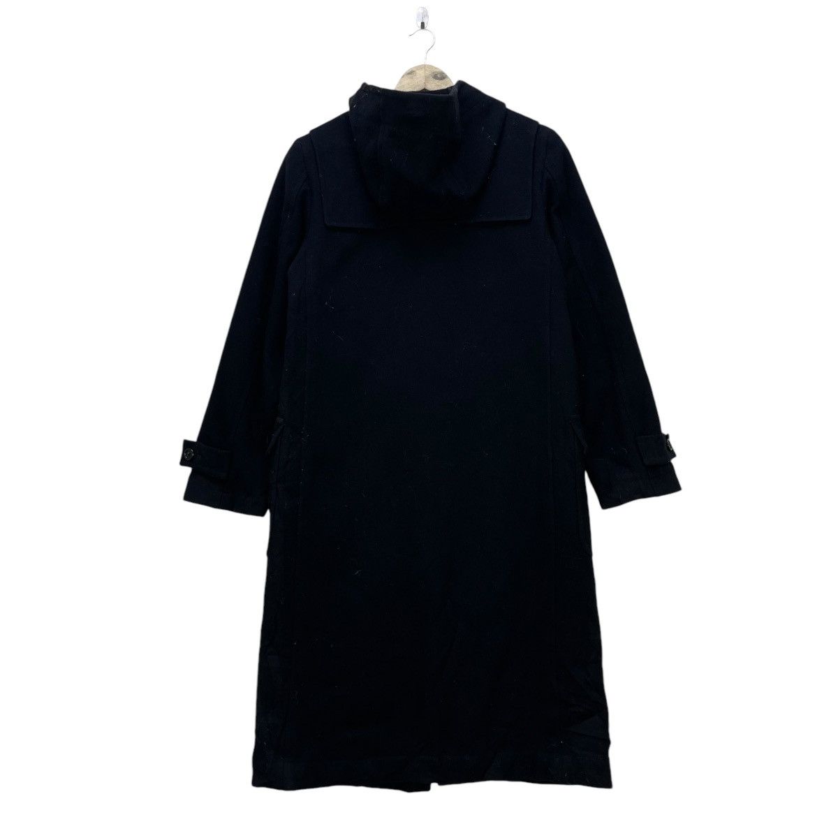 Autumn Cashmere × Yohji Yamamoto 💥Ined Yohji Yamamoto Toggles Button Hoodie Long Coat Jacke Size M / US 6-8 / IT 42-44 - 6 Thumbnail