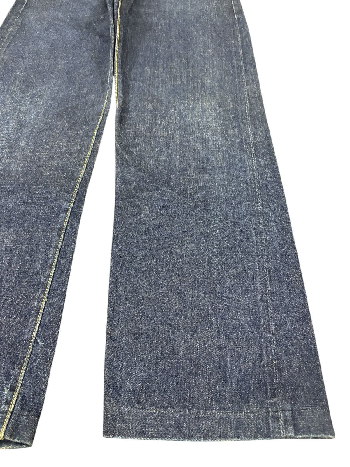 Japanese Brand Vintage Bigstone Baggy Raw Denim Selvedge Jeans Size US 33 - 7 Thumbnail