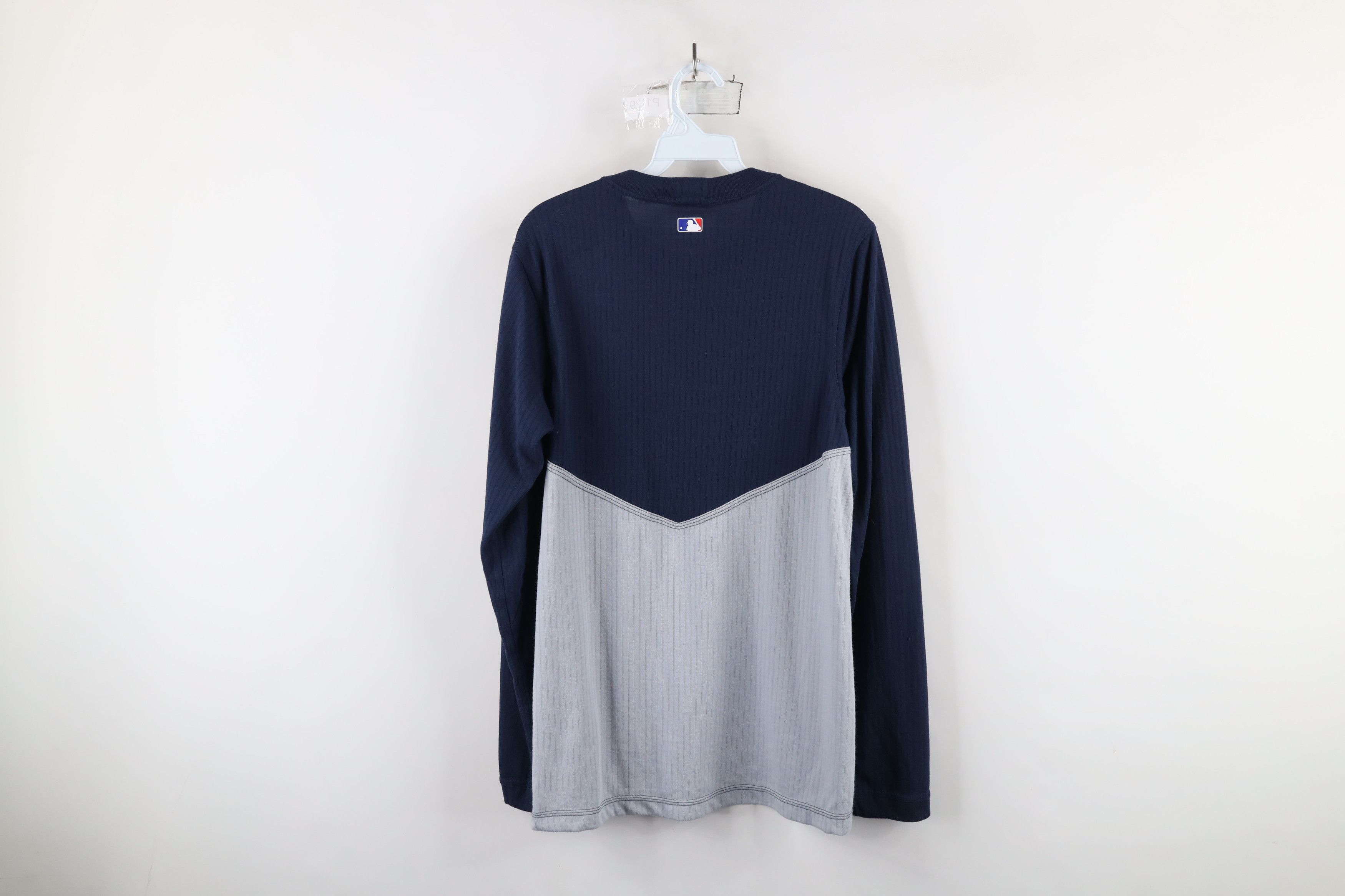 Nike × Vintage Vintage Nike Baseball Swoosh Ribbed Long Sleeve T-Shirt Size US M / EU 48-50 / 2 - 11 Thumbnail
