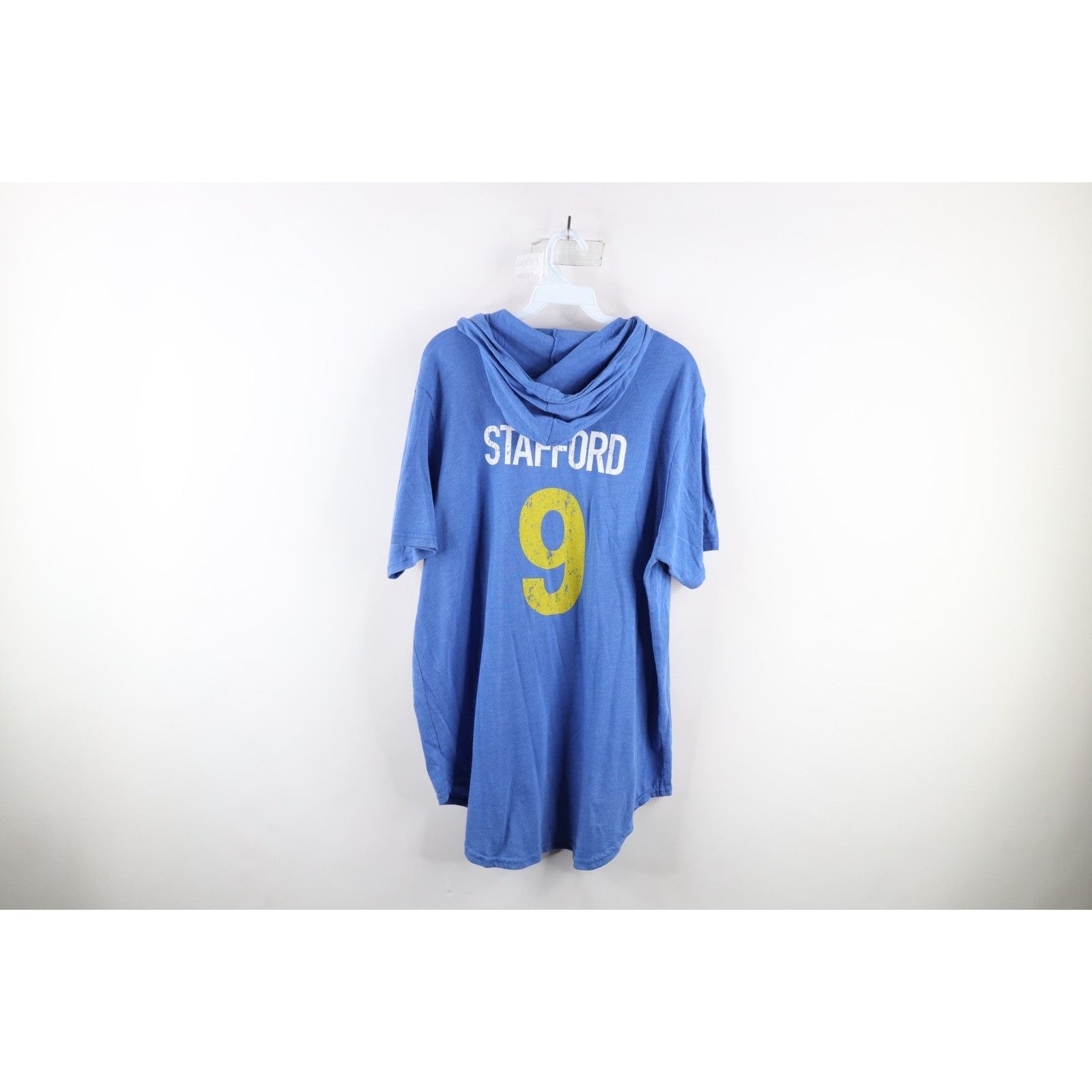 Majestic Majestic Los Angeles Rams Football Hooded T-Shirt Size XL / US 12-14 / IT 48-50 - 4 Thumbnail
