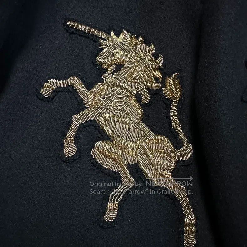 Alexander McQueen Alexander Mcqueen French gold thread embroidery woollen co Size US M / EU 48-50 / 2 - 4 Thumbnail
