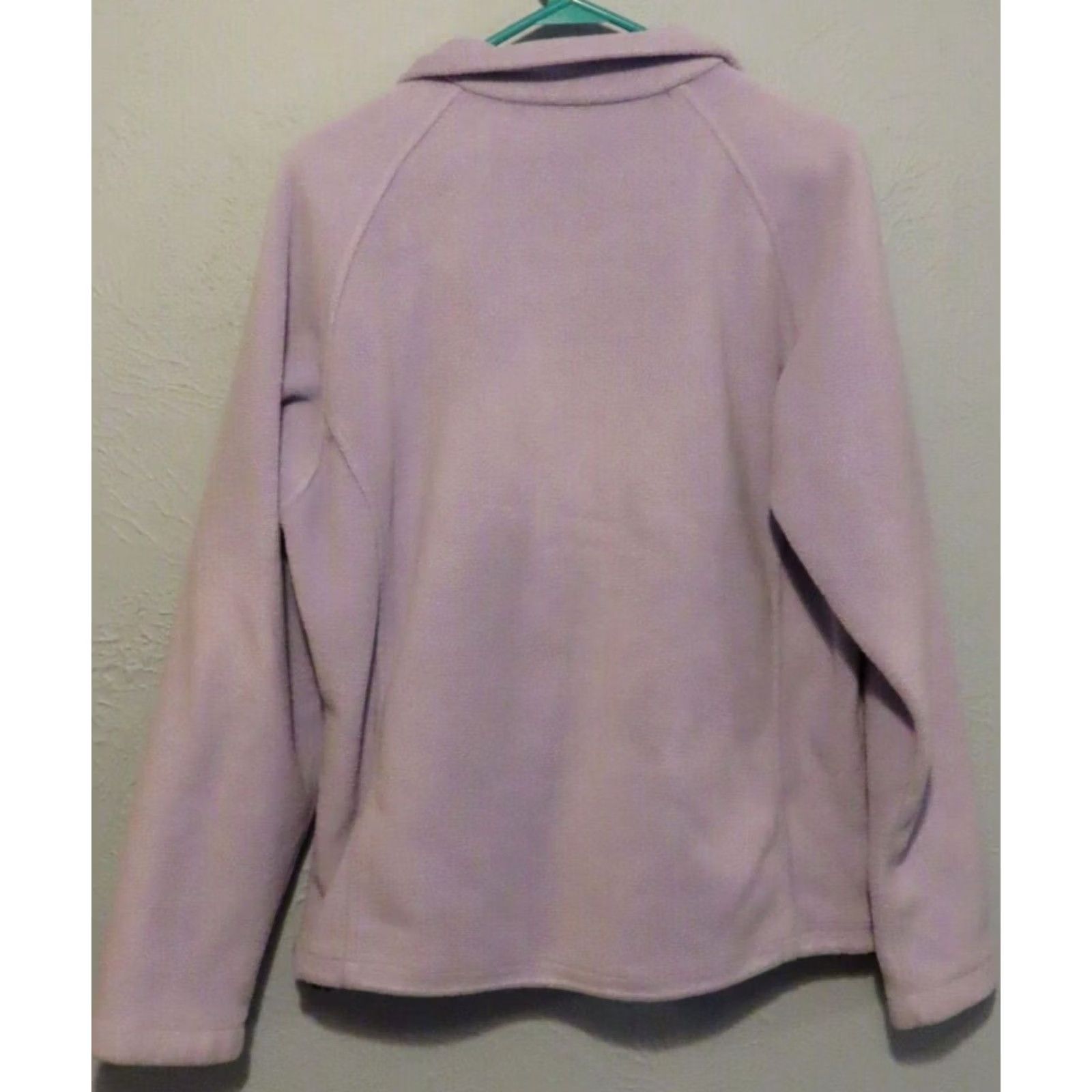 Vintage Columbia Jacket Women L Full Zip Purple Lavender Fleece Zip Up 2 Front Pockets RN 69724 Size L / US 10 / IT 46 - 7 Thumbnail